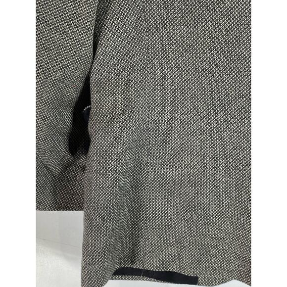 OSCAR DE LA RENTA Signature Men's Short Textured Two-Button Wool Blazer SZ 38S - Picture 8 of 11